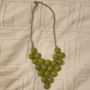 Green Statement Necklace
